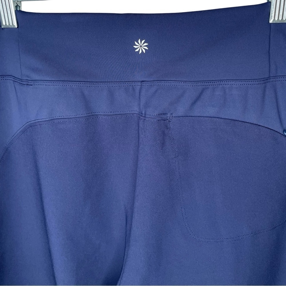 Athleta Fairway High Rise Golf Pants Women's Size 16T in Navy Blue Retail $129 - Picture 3 of 13